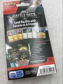 Pokemon Multicolor EX Battle Deck Ampharos And Lucario Trading Cards - Image 3