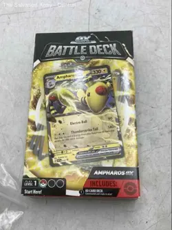 Pokemon Multicolor EX Battle Deck Ampharos And Lucario Trading Cards - Image 4