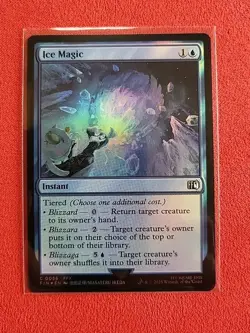 Ice Magic Final Fantasy Foil FIN 56 MTG Instant Blue Spell - Image 1