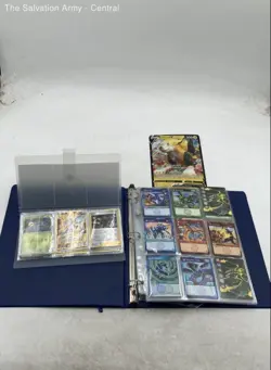 Pokemon Boltund V And Luxio Mixed TCG Trading Cards Game With Binder Case Lot - Image 1