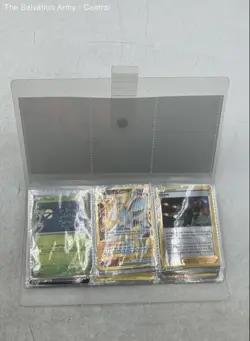 Pokemon Boltund V And Luxio Mixed TCG Trading Cards Game With Binder Case Lot - Image 2