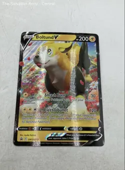 Pokemon Boltund V And Luxio Mixed TCG Trading Cards Game With Binder Case Lot - Image 3