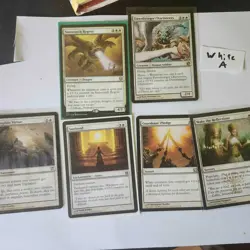 Lot of 6 MtG White Cards (A): 2 Rare or Higher +4 quality common/uncommon - Image 1