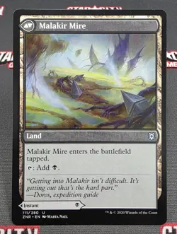 MTG Malakir Rebirth- DAMAGED -Zendikar Rising Magic the Gathering Card #111 - Image 2