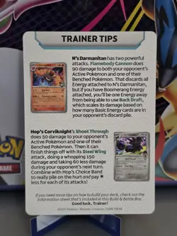 Pokemon N's Zoroark Trainer Tips Card Journey Together NM - Image 2