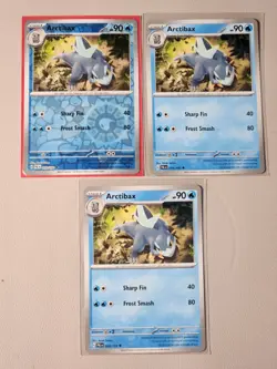 3x Arctibax 059/193 (1 reverse holo) Pokemon card SV Paldea Evolved uncommon NM - Image 1