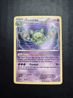 Pokemon TCG Single Card Reuniclus Tinsel Holo Rare 57/114 Black White Base 2011 - Image 1