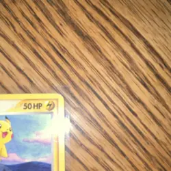 Pokemon Pikachu 50 HP POP Series 5 Common Holo Card 12/17 Basic 2007 - Image 3