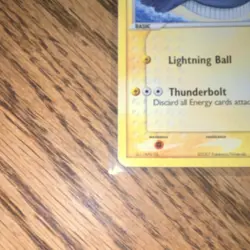 Pokemon Pikachu 50 HP POP Series 5 Common Holo Card 12/17 Basic 2007 - Image 5