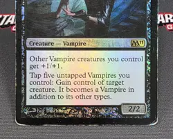 MTG FOIL Captivating Vampire- DAMAGED -Magic 2011 Magic the Gathering Card #087 - Image 4