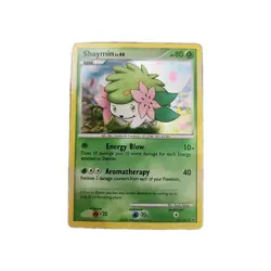 Pokemon TCG Shaymin Platinum Holo Rare Card 38/127 - Image 1