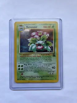 Pokemon Trading Card Game Venusaur Black Star Promo 13 HP/Damaged - Image 1