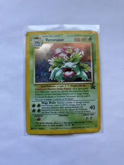 Pokemon Trading Card Game Venusaur Black Star Promo 13 HP/Damaged - Image 5