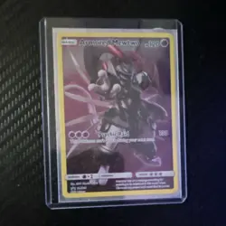 Pokemon Armored Mewtwo SM228 Promo Holo Card Psychic Raid 120 HP English - Image 1