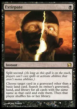 MTG Magic the Gathering Extirpate (84/245) Modern Masters LP - Image 1