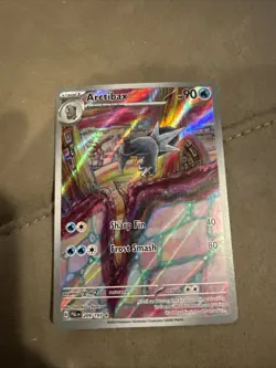Pokemon TCG Paldea Evolved Arctibax Illustration Rare Holo Card 209/193 - Image 1
