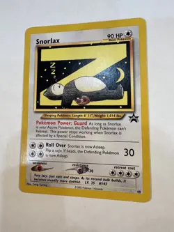 Pokemon TCG Snorlax WoTC Black Star Promo 49 NM Card - Image 2