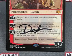 MTG Daretti, Scrap Savant- Signed -Commander 2014 Magic the Gathering Card #033 - Image 4