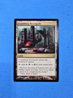 1x Crumbling Necropolis Commander 2013 Mtg Magic Gathering Card Land Mana 283 - Image 1