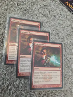 MTG GALVANIC BLAST (x3) Scars Of Mirrodin SET OF THREE - Image 2