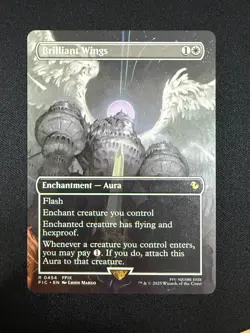Brilliant Wings (BORDERLESS) - Final Fantasy (MTG) NM - Image 1