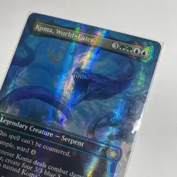 MTG: Foundations: Mana Foil Borderless Koma, World-Eater: LP Condition - Image 4