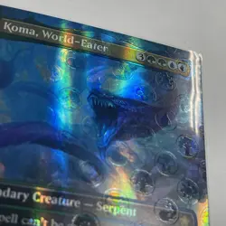 MTG: Foundations: Mana Foil Borderless Koma, World-Eater: LP Condition - Image 5