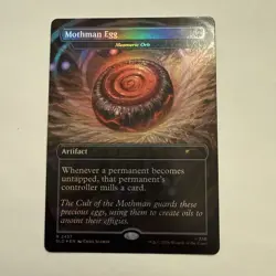 Mothman Egg-Mesmeric Orb FOIL Borderless 2457 Secret Lair SLD MTG Rare Unplayed - Image 1