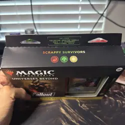 MTG Universes Beyond Fallout Scrappy Survivors Commander Deck Sealed - Image 4