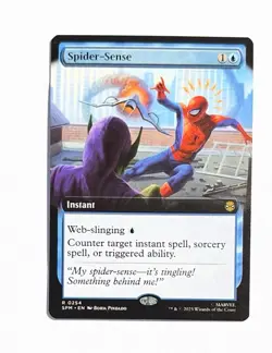 Spider-Sense ~ Magic MTG Spider-Man ~ Extended Art 0254 - Image 1