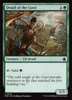 MTG Druid of the Cowl ** Foundations ** English (NM) - Image 1
