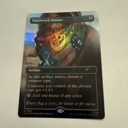 Patchwork Banner FOIL Borderless 2466 Secret Lair SLD MTG Rare Unplayed Mint NM - Image 1
