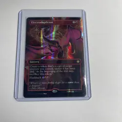 WOTC Foundations Electroduplicate (Borderless) (R) (Foil) NM - Image 1