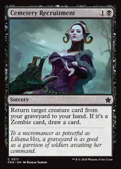 MTG Cemetery Recruitment ** Foundations ** English (NM) - Image 1