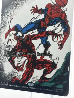 Magic: The Gathering Terminate Spider-Man Carnage Marvel Instant Bagley Emberli… - Image 3