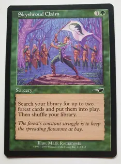Magic The Gathering - MTG - Skyshroud Claim - Nemesis - Image 1