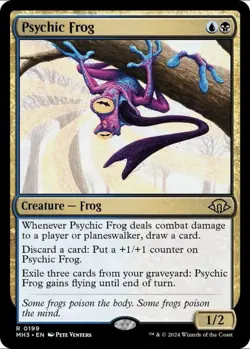 NM Psychic Frog, MGT, Modern Horizons 3, Magic the Gathering, 199 - Image 1