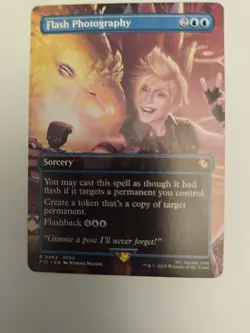 Flash Photography (Borderless) Commander: Final Fantasy Regular NM #463 - Image 1