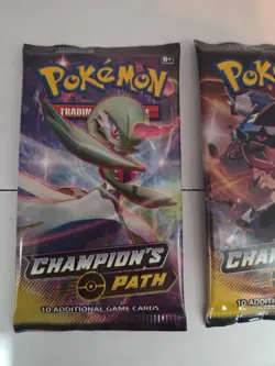 New Sealed Pokemon Card Champion's Path Booster Pack Lot Of 4 All Different Art - Image 2