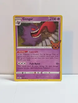 Gengar , Haunter, And Gastly Trick Or Trade Trading Cards NM Pokemon TCG Stamp - Image 2