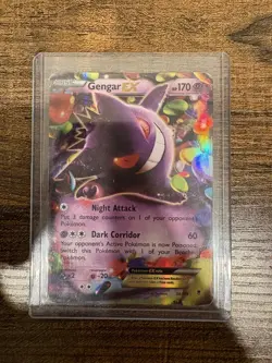 Pokemon Gengar EX Holo Ultra Rare TCG Card Phantom Forces 34/119 MP/HP - Image 1