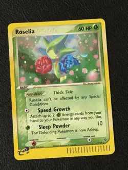 Pokemon TCG Roselia EX Dragon 9/97 Holo Rare Card – Lightly Played - Image 1