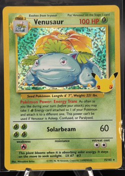 Venusaur 15/102 Pokemon Card - Celebrations: Classic Collection - NM - Image 1