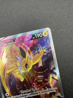 Jolteon V SWSH183 SWSH: Sword & Shield Promo Cards Holo - Image 3