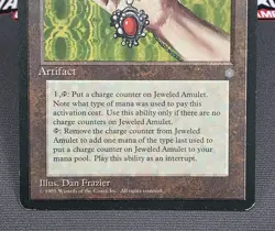 MTG Jeweled Amulet- DAMAGED -Ice Age Magic the Gathering Card #326 - Image 4