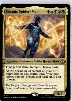 Cosmic Spider-Man Marvel's Spider-Man Regular NM M 0127 - Image 1