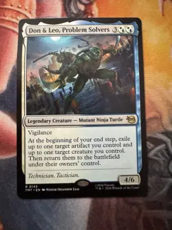 Don and Leo Problem Solvers - Teenage Mutant Ninja Turtles - MtG- NM - Image 1