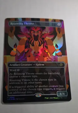 Roaming Throne (Borderless) The Lost Caverns of Ixalan Foil - Image 1