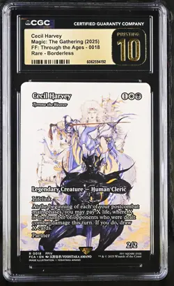 TYMNA THE WEAVER Final Fantasy Cecil Harvey Rare CGC Pristine 10 MTG - Image 1