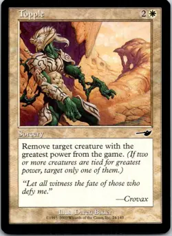 Topple Magic The Gathering Nemesis Near Mint - Image 1
